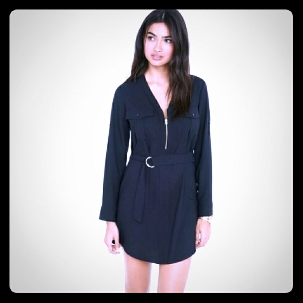 TEAL - Zip Front Shirt Dress 👛*bonus included*👛